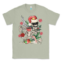 Matcha skeleton santa Classic Tee - MaliasSmallBusiness