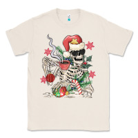 Natural skeleton santa Classic Tee - MaliasSmallBusiness