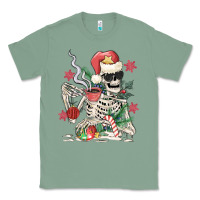 Sage skeleton santa Classic Tee - MaliasSmallBusiness