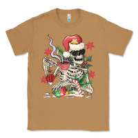 Toasted Coconut skeleton santa Classic Tee - MaliasSmallBusiness