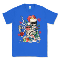True Royal skeleton santa Classic Tee - MaliasSmallBusiness