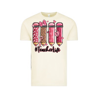 Vintage Arctic valentine's day teacher life pencils Vintage Tee - MaliasSmallBusiness