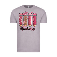 Vintage Zinc valentine's day teacher life pencils Vintage Tee - MaliasSmallBusiness