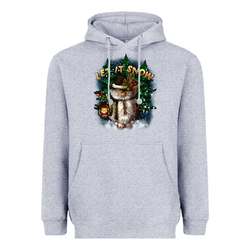 Let It Snow Heavyweight Hoodie by CowGirlArtShop | Teevron