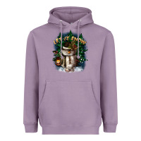 Lavender let it snow Heavyweight Hoodie - CowGirlArtShop