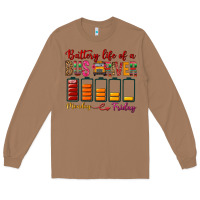 Toasted Coconut Battery Life Of A Bus Driver Long Sleeve Tee - BundleAndBundleShop