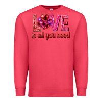 Cardinal Love is all you need Valentine's Day Premium Sweatshirt - HowdyJamesFarm
