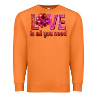 Carrot Love is all you need Valentine's Day Premium Sweatshirt - HowdyJamesFarm