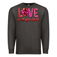 Smoke Love is all you need Valentine's Day Premium Sweatshirt - HowdyJamesFarm