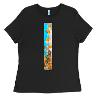 Black butterfly fall Ladies Tee - BundleAndBundleShop