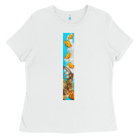 White butterfly fall Ladies Tee - BundleAndBundleShop