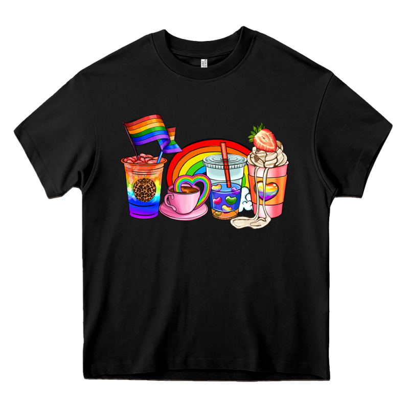 Pride Coffee Cups Heavy Core Tee by AdoDesignShop | Teevron