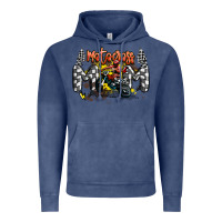 Vintage Denim motocross mom Vintage Hoodie - MaliasSmallBusiness