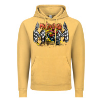 Vintage Mustard motocross mom Vintage Hoodie - MaliasSmallBusiness
