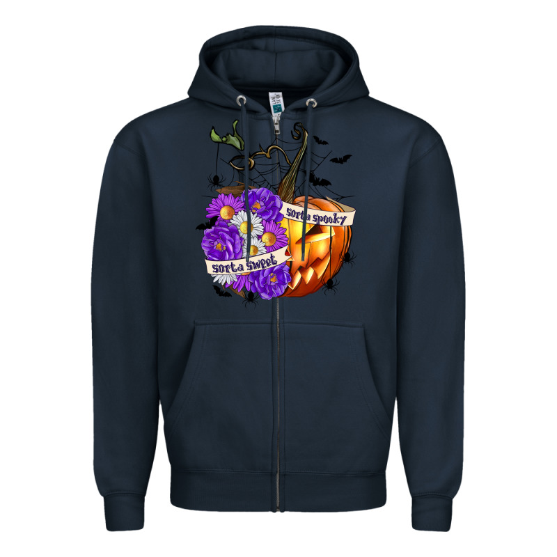 Sorta Sweet Sorta Spooky Zipper Hoodie by texasbilliewilder | Teevron