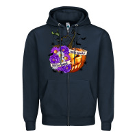 Navy Sorta Sweet Sorta Spooky Zipper Hoodie - texasbilliewilder