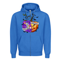True Royal Sorta Sweet Sorta Spooky Zipper Hoodie - texasbilliewilder