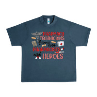 Midnight Navy pharmacy technicians Urban Heavy Tee - MaliasSmallBusiness