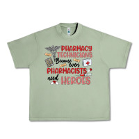 Oil Green pharmacy technicians Urban Heavy Tee - MaliasSmallBusiness