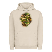 Pigment French Oak camouflage and leopard patch  4 Urban Hoodie - BundleAndBundleShop
