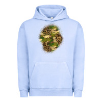 Pigment Grape Ice camouflage and leopard patch  4 Urban Hoodie - BundleAndBundleShop