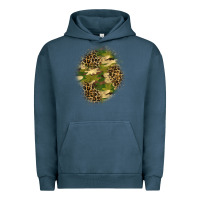 Pigment Midnight Navy camouflage and leopard patch  4 Urban Hoodie - BundleAndBundleShop