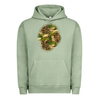 Pigment Oil Green camouflage and leopard patch  4 Urban Hoodie - BundleAndBundleShop