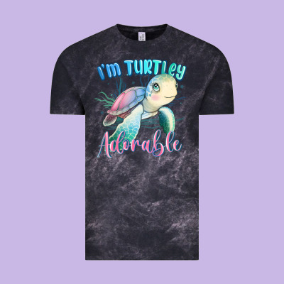 Im Turtley Adorable Turtle Vintage Tee Designed By Maliassmallbusiness