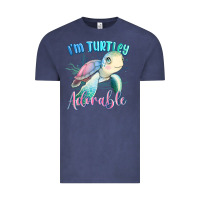 Vintage Denim im turtley adorable turtle Vintage Tee - MaliasSmallBusiness