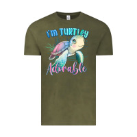 Vintage Olive im turtley adorable turtle Vintage Tee - MaliasSmallBusiness