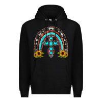 Black cross rainbow Premium Hoodie - JahusDesignShop