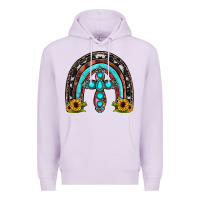 Lilac cross rainbow Premium Hoodie - JahusDesignShop