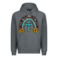 Rock cross rainbow Premium Hoodie - JahusDesignShop
