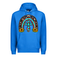 True Royal cross rainbow Premium Hoodie - JahusDesignShop