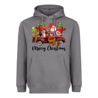 Storm merry christmas truck gnomies Heavyweight Hoodie - CowGirlArtShop