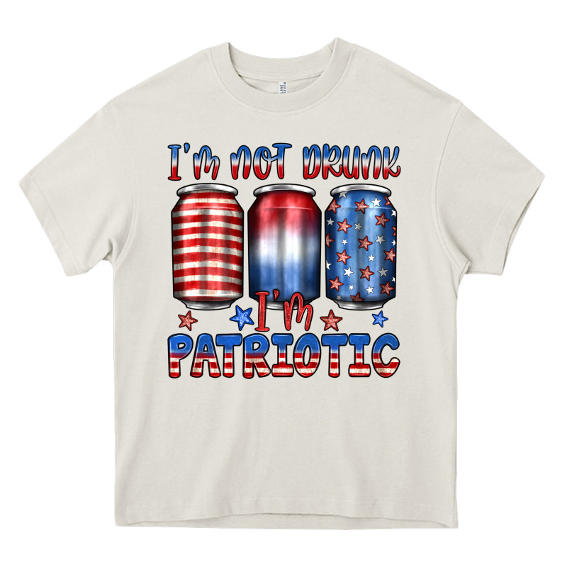 I'm Not Drunk I'm Patriotic Heavy Core Tee by JahusDesignShop | Teevron