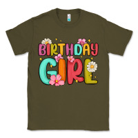 Army Green birthday girl Classic Tee - MaliasSmallBusiness