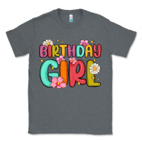 Charcoal Heather birthday girl Classic Tee - MaliasSmallBusiness