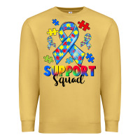 Antique Gold support squad autism Premium Sweatshirt - CowGirlArtShop