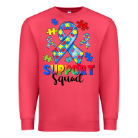 Cardinal support squad autism Premium Sweatshirt - CowGirlArtShop