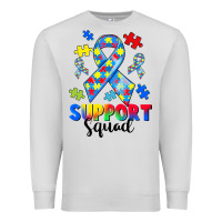 Dove Grey support squad autism Premium Sweatshirt - CowGirlArtShop