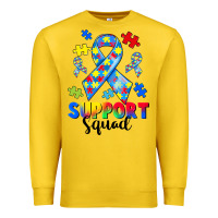 Lemon support squad autism Premium Sweatshirt - CowGirlArtShop