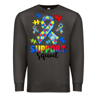 Smoke support squad autism Premium Sweatshirt - CowGirlArtShop