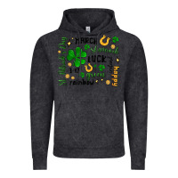 Vintage Black st. patricks day doodle Vintage Hoodie - MaliasSmallBusiness