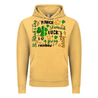 Vintage Mustard st. patricks day doodle Vintage Hoodie - MaliasSmallBusiness