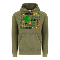 Vintage Olive st. patricks day doodle Vintage Hoodie - MaliasSmallBusiness