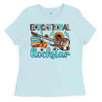 Baby Blue educational rockstar Ladies Tee - JahusDesignShop