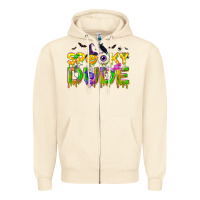 Sandshell spooky dude Zipper Hoodie - NancyCooperArtShop