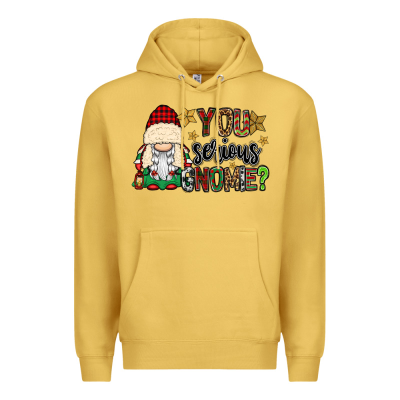 You Serious Gnomie Premium Hoodie by CowGirlArtShop | Teevron