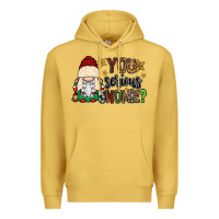 Antique Gold you serious gnomie Premium Hoodie - CowGirlArtShop